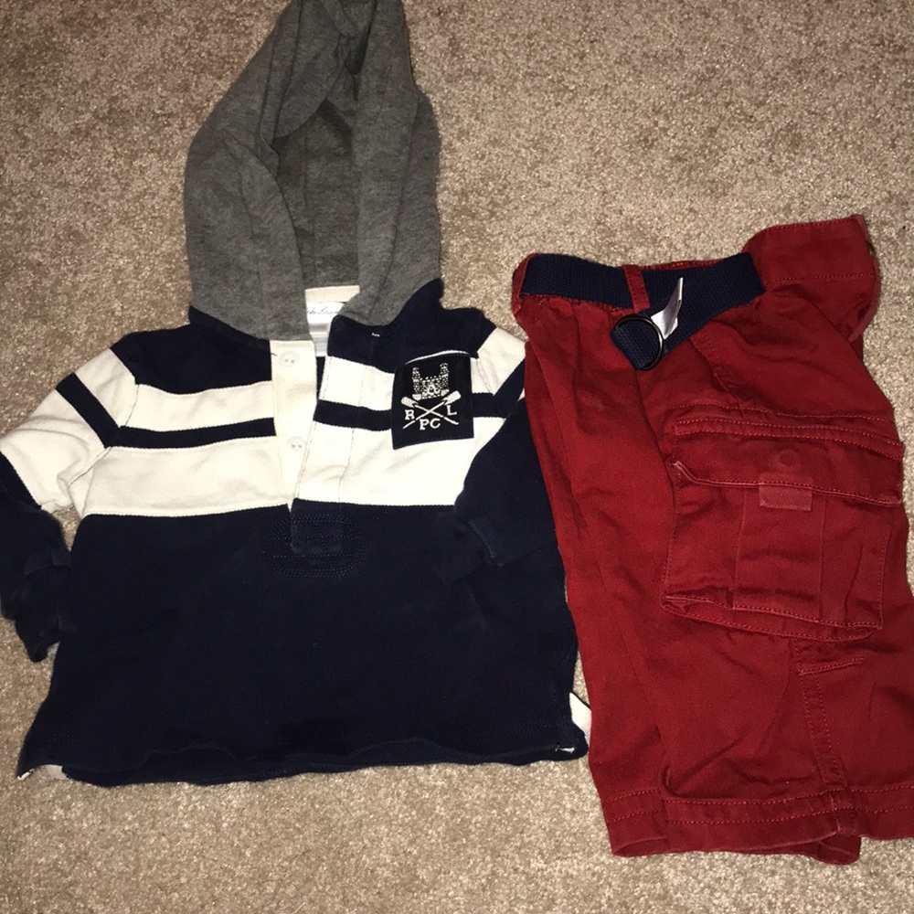 👶🏻❤️💙Ralph Lauren matching set❤️💙